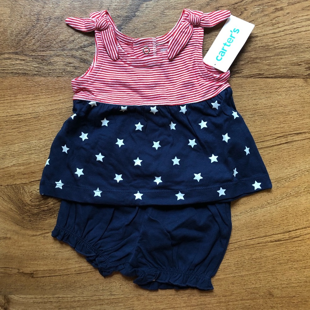 Baby 4th of July Outfit 3M